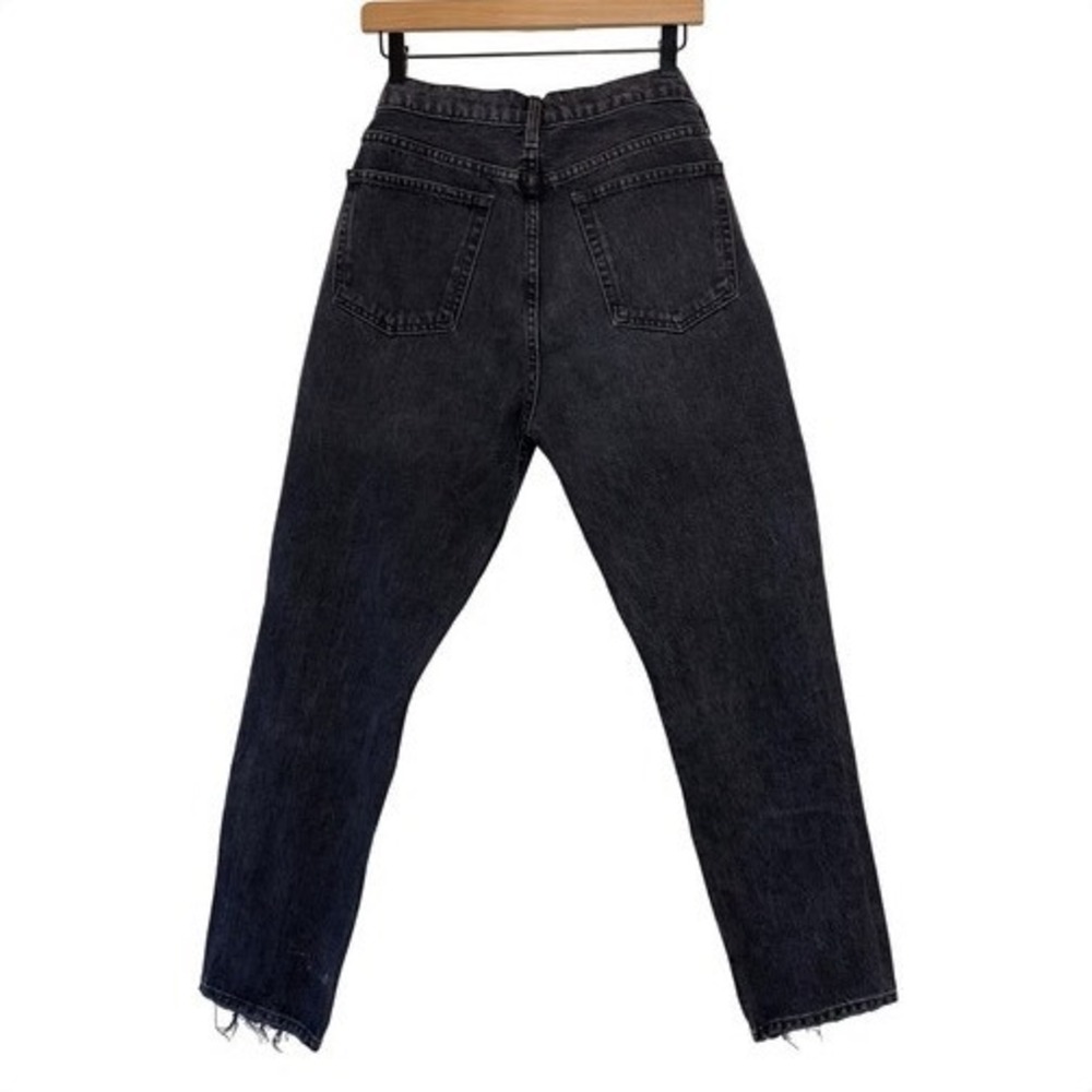 Reformation Julia High Cigarette Jeans Black Pacific Wash Size 30 - Picture 4 of 6